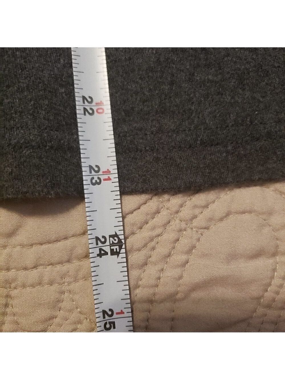 Karen Scott Charcoal Gray Long Sleeeve T-Shirt - Picture 4 of 5